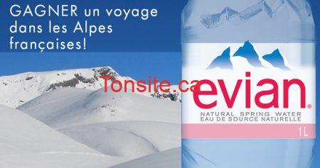 Concours Evian : Gagnez un voyage dans les Alpes!, 