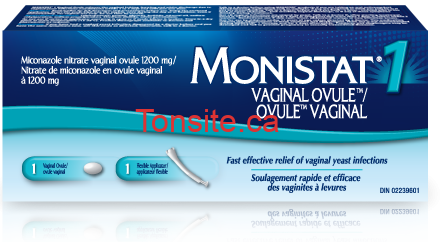 remboursement postal de 3$ à l&#8217;achat de traitement contre les infections à levures vaginales Monistat !, 
