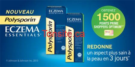 Pharmaprix: Coupon de 1500 points optium à l&#8217;achat de Polysporin Eczema Essentials!, 