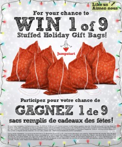 Concours Canadian Tire: Gagnez 1 de 9 sacs remplis de cadeaux des fêtes!, 