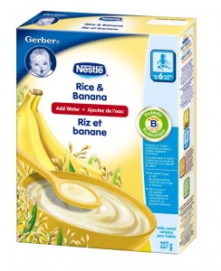 Céréales Gerber de Nestle à 1.97$ après coupon!, 