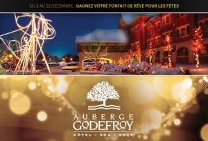 Concours Vtélé: Gagnez un forfait de rêve pour les fêtes grâce à l&#8217;auberge Godefroy!, 
