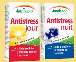 Coupon rabais de 2$ sur tout achat de antistress jour ou antistress nuit de Jamieson!, 