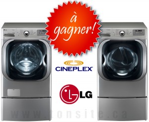 Concours LG: Gagnez une laveuse et une sécheuse LG (valeur de 3499,99$)!, 
