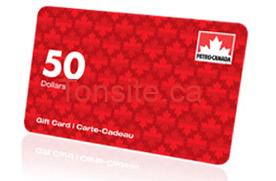 Gagnez une carte-cadeau Petro-Canada (valeur de 50$)!, 