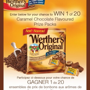 Concours Werther&#8217;s Original: Gagnez 1 de 20 ensembles de prix de bonbons aux arômes de caramel et de chocolat!, 