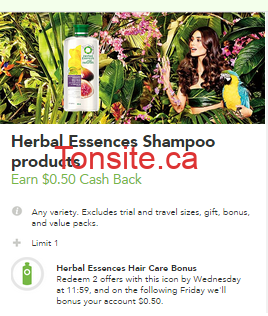 Shampoing ou revitalisant Herbal Essences à 99¢ seulement!, 