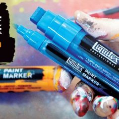Échantillon Liquitex Paint Marker, Acryliques ou Peinture aérosol