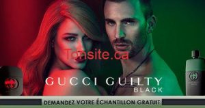 Échantillon gratuit de parfum Gucci Guilty Black