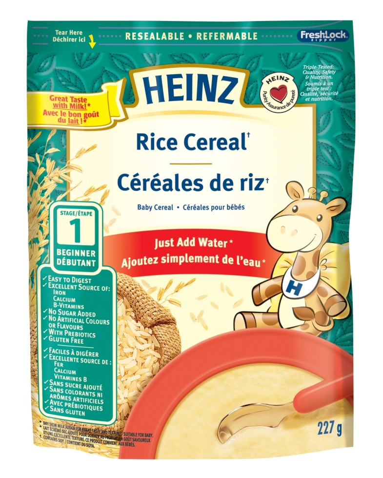 Coupon rabais de 1,50 $ à l’achat d’un (1) sac de 227 g de céréales Heinz pour bébés!, 