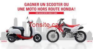 Gagnez un scooter ou un VTT Honda
