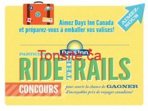 Concours Days Inn Canada : gagnez plein de voyages Canadiens!