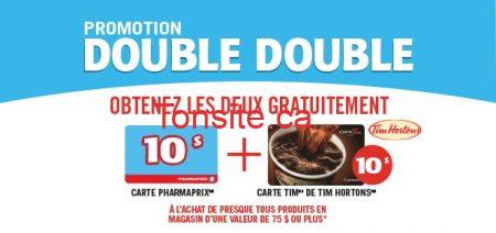 Ce week-end chez Pharmaprix: Promotion Double Double!, 