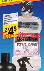 Rince bouche antiseptique Listerine à 1$ après coupon!, 