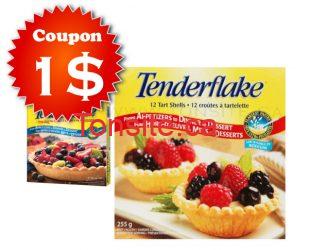 Coupon rabais de 1$ sur un produit surgelé Tenderflake!, 
