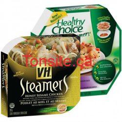 vh-1 Coupon rabais de 1$ sur un repas VH Steamers ou Healthy Choice Gourmet Steamers