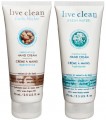 Live Clean hand creams