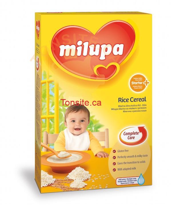 Milupa Milk Cereals rice ENG SLO CRO SER BUL g
