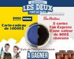 timhortons rona concours