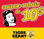 tigre geant coupon