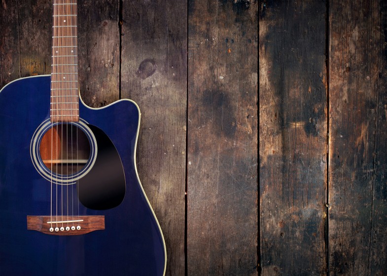 photodune  acoustic guitar on wood m
