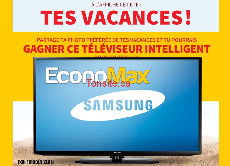 Concours Economax: Gagnez une télévision 40po DEL de Samsung d’une valeur de 649$, 
