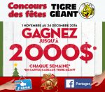 ConcoursTigreGéant:Gagnezjusqu'à$chaquesemaineencartes cadeauxTigreGéant