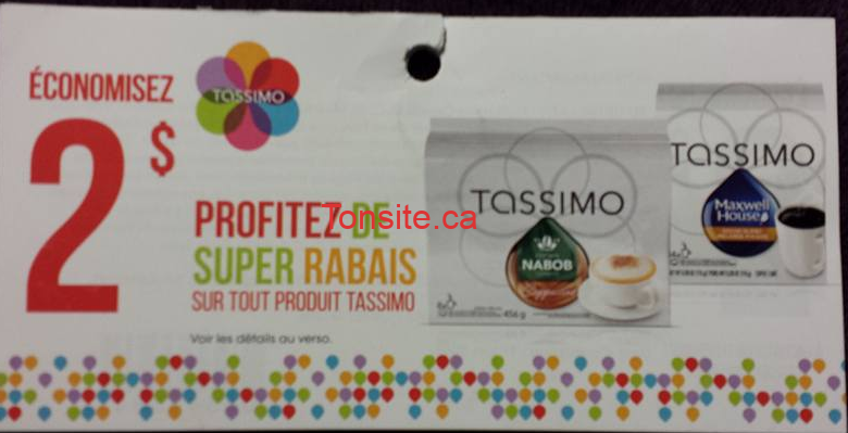 TASSIMO Cartouches de café individuelles Tassimo (16 unités) à 3$ au lieu de 9,97$