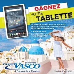 Concours Voyage Vasco: Participez et gagnez une tablette!