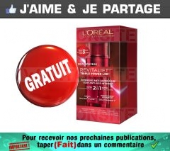 GRATUIT: Obtenez un échantillon gratuit de Revitalift de L'Oréal Paris