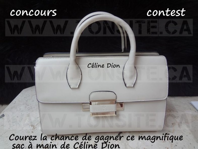 Concours: Participer pour gagner un sac Céline Dion