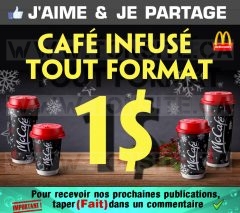 McDonald's:Savourezuncaféinfusétoutformatà$seulement!
