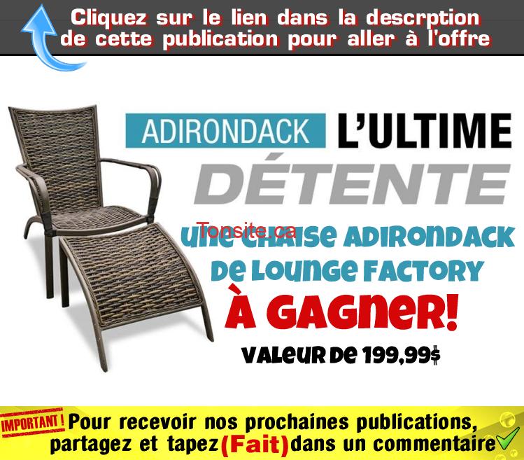 chaise concours