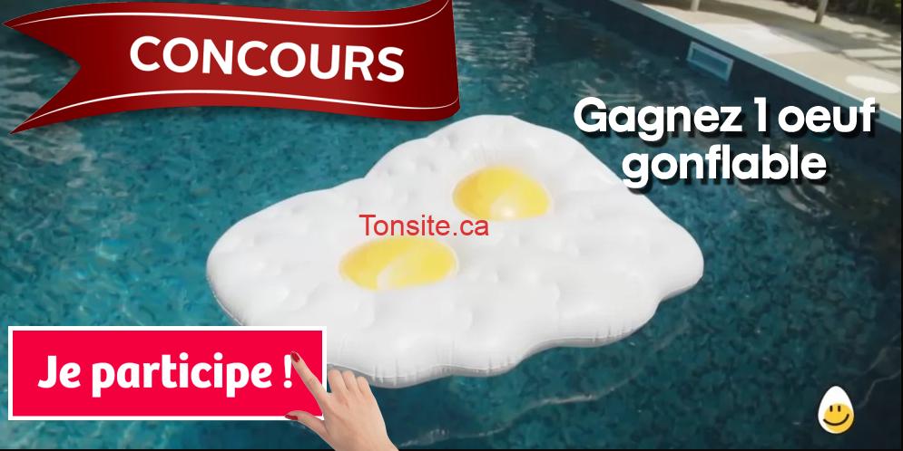 oeuf gonflable concours