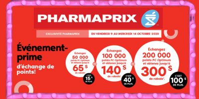 pharmaprix echange points