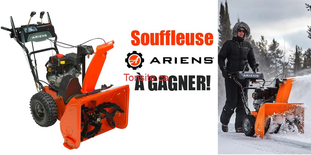 souffleuse ariens agagner
