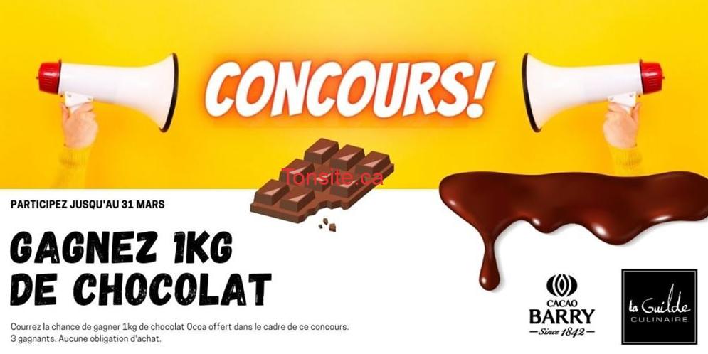 chocolat 1kg concours Tonsite.ca