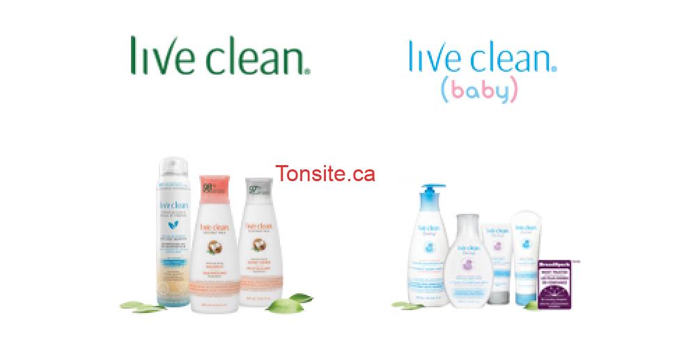 liveclean coupons Tonsite.ca