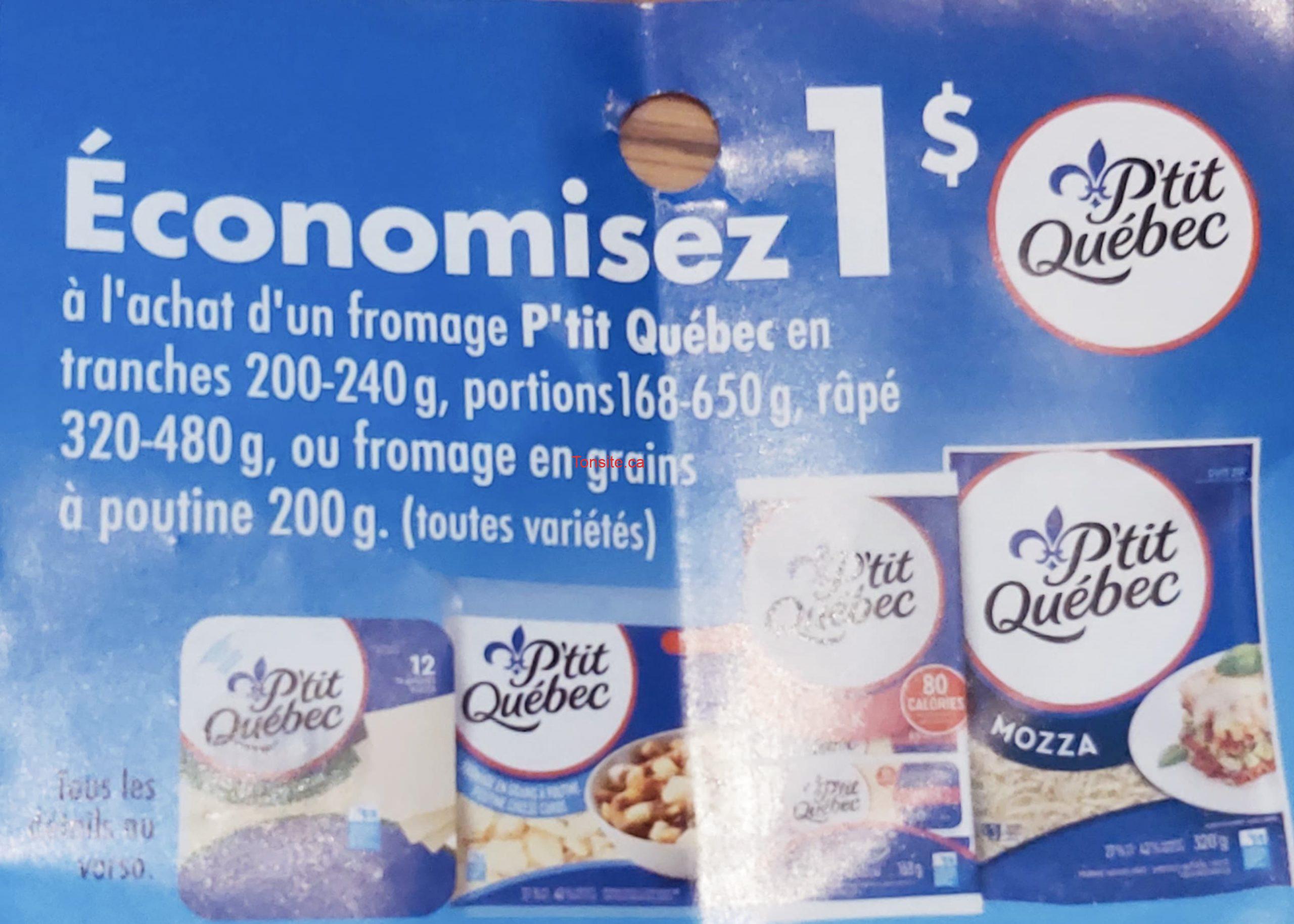 ptitqccoupon-scaled Fromage kraft P’tit Québec 2.97$ au lieu de 7,99$