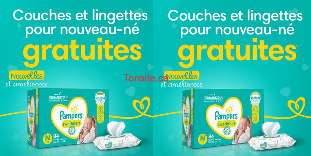 pampers gratuits Tonsite.ca