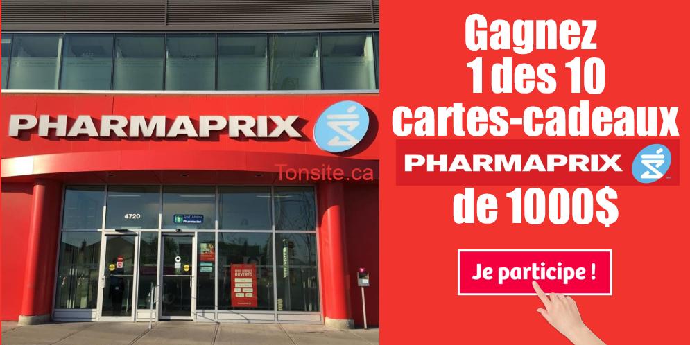 pharmaprix concours5 Tonsite.ca